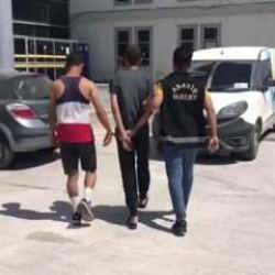 Hatay'da kombi &ccedil;alan hırsızlar yakalandı