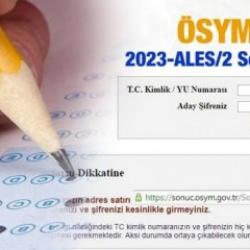 2023 ALES/2 sonuçları açıklandı mı? ÖSYM akademik takvimi duyurdu!