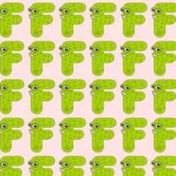 Dikkat gerektiren zekâ testi: F harfleri arasında farklı olanı 7 saniye içerisinde bulabilir misin?