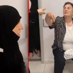 Hastanede &ccedil;arşaflı iki kadına k&uuml;stah&ccedil;a saldıran kadın hakkında yeni gelişme