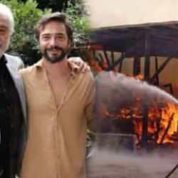 Film setinde akıl almaz yangın! &Ccedil;orum'daki yangınla ilgili a&ccedil;ıklama gecikmedi