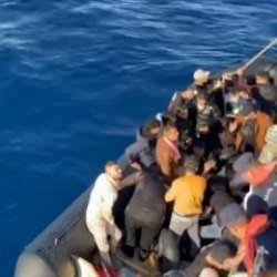 34 d&uuml;zensiz g&ouml;&ccedil;men lastik botta yakalandı