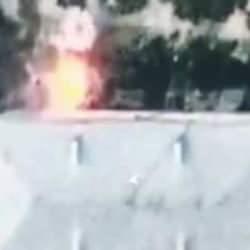 Ermeniler giderayak bunu da yaptı! İHA'lar g&ouml;r&uuml;nt&uuml;ledi