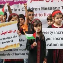 Gazzeli &ccedil;ocuklardan 'D&uuml;nyadaki diğer &ccedil;ocuklar gibi yaşam hakkı istiyoruz' &ccedil;ağrısı