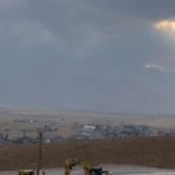 Hakkari'de yoğun toz bulutu: Kış &ccedil;etin ge&ccedil;ecek gibi