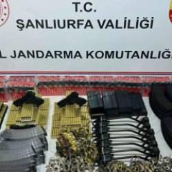 Şanlıurfa'da 6 bin 300 mermi ele ge&ccedil;irildi