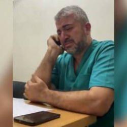 Gazze Sağlık Müdürlüğü bilgi verdiği sırada gözyaşlarına hakim olamadı