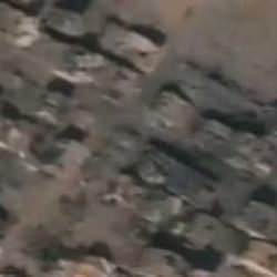 Gazze'deki yıkım havadan görüntülendi