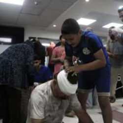 Filistin'de ameliyatlar artık hastanelerin koridorlarında yapılıyor!