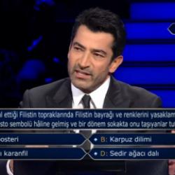 Kenan İmirzalıoğlu'ndan, Kim Milyoner Olmak İster'de geceye damga vuran İsrail konuşması!