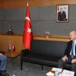 TBMM İ&ccedil;işleri Komisyonu Başkanı Soylu, Reşad Memmedov'u kabul etti