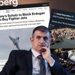Erdoğan-Scholz zirvesi öncesi Bloomberg'den algı haberi! Cevap Haluk Bayraktar'dan geldi