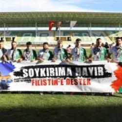 Amatör Lig takımından Filistin'e destek