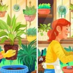 Çiçekçi kadının iki görüntüsü arasındaki 10 farkı 30 saniye içerisinde bulabilir misiniz?