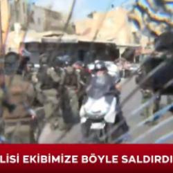 Kud&uuml;s'te TRT haber ekibine saldırı