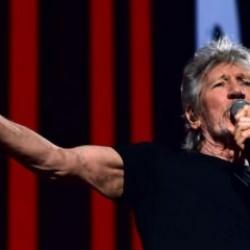 Filistin'e destek veren Pink Floyd grubunun solistinden dev ekrandan mesaj!