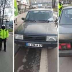 Sahte plakayla trafiğe &ccedil;ıktı; 40 bin lira ceza yedi