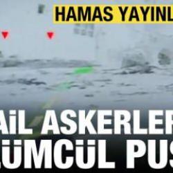 Hamas İşgalci İsrail askerlerini pusuya düşürdü...