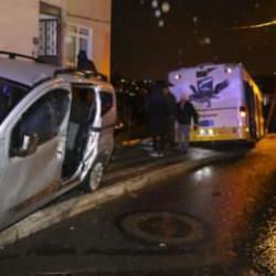 İETT'ye bağlı özel halk otobüsü 3 aracı biçti!