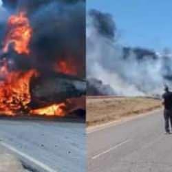 Şili'de feci u&ccedil;ak kazası kamerada! 