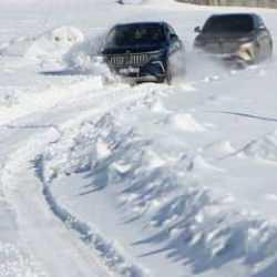 Togg kullanıcılarından 20 santimetre karda test sürüşü