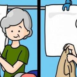 Zorlayıcı fark bulma mücadelesi: Çamaşır asan kadına ait iki görsel arasındaki 3 farkı 12 saniyede bulabilir misiniz?