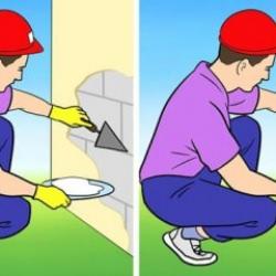 Üstün gözlem yeteneklerinizi devreye sokun: Duvara sıva yapan adama ait iki görüntü arasındaki 5 farklı 10 saniyede bulabilir misin?