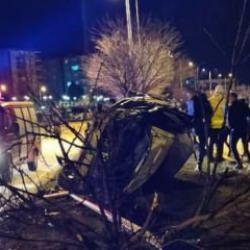 Tokat'ta başıboş köpek, kazaya neden oldu