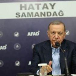 Cumhurbaşkanı Erdoğan 6 Şubat'ın yıld&ouml;n&uuml;m&uuml;nde deprem b&ouml;lgesinde