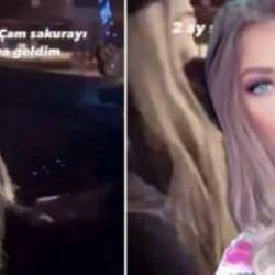 İstanbul&rsquo;da drift yapan kadın maganda dehşet sa&ccedil;tı! '&Ccedil;am Sakura'yı yıkmaya geldim' 