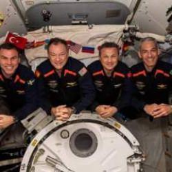 Ax-3'ün misyon lideri Michael Lopez, ekibin fotoğrafını paylaştı