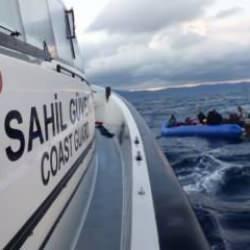 15 düzensiz göçmen kurtarıldı