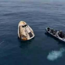 İlk Türk astronot Alper Gezeravcı’nın kapsülü dünyaya iniş yaptı!