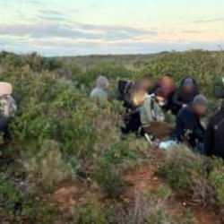 Kaçak göçmenler, insansız hava aracıyla tespit edilip yakalandı