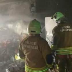 600 bin liralık spor ayakkabılar kül oldu