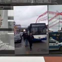 Belediye otob&uuml;sleri ve &ccedil;alışanları se&ccedil;im meydanında: Yavaş'tan "hızlı" &ccedil;ark