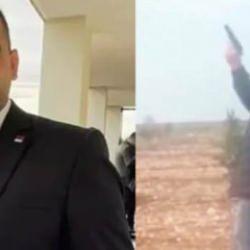 Belediye saldırganının skandal g&ouml;r&uuml;nt&uuml;leri ortaya &ccedil;ıktı