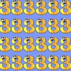 Dikkatinizi cezbedecek zekâ testi: Resimde diğerlerinden farklı olan 3 rakamını 9 saniye içerisinde bulabilir misin?