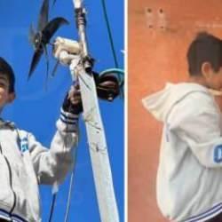 "Gazzeli Newton" icadıyla m&uuml;lteci kampını aydınlatıyor