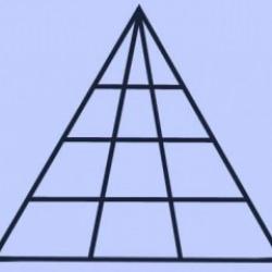 Görselde kaç tane üçgen olduğunu bulabilir misin? Keskin görsel zekâya sahip kişilerin sadece %2’si bu testte başarılı olabiliyor!