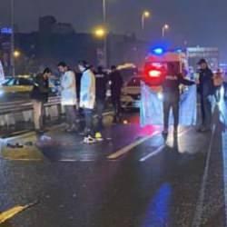 İstanbul'da feci kaza: Bariyerlere çarparak can verdi