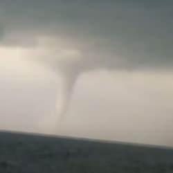 Mersin'de denizde hortum oluştu!