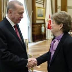 Cumhurbaşkanı Erdoğan ABD'li Senatör Jeanne Shaheen'i kabul etti