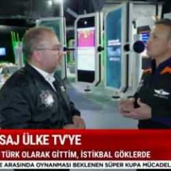 Türkiye'nin ilk astronotu Ülke Tv'de açıklamalarda bulundu