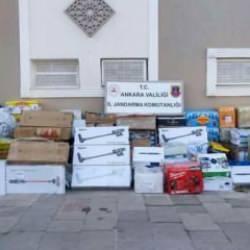 Ankara’da 5 milyon liralık gümrük kaçağı malzeme ele geçirildi