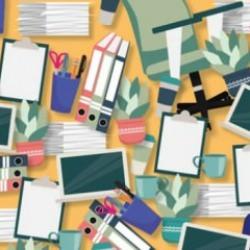 Ofis eşyaları dağınıklığı arasındaki saklı kitabı yalnızca ‘keskin gözlere’ sahip kişiler fark edebilir