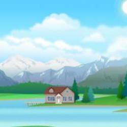 Bu huzur veren doğa manzarasında saklanan yaramaz tavşanın yerini 5 saniyeden önce bulursanız yüksek bir görsel IQ’ya sahipsiniz demektir!