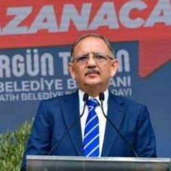 Bakan Özhaseki: Son 5 senedir 'algı belediyeciliği' anlayışı çıktı