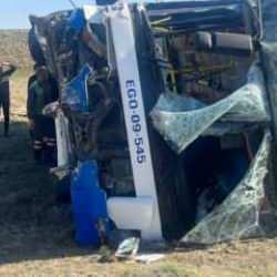 Başkent'te EGO otob&uuml;s&uuml; devrildi: 24 yaralı