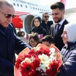Cumhurbaşkanı Erdoğan, Erzurum'da